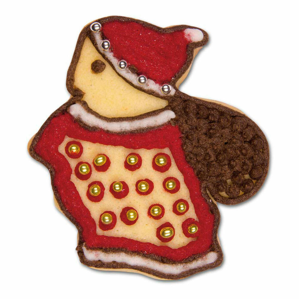 Städter cookie cutter Santa Claus, cookie cutter, cookie mold, biscuit, cookies, tinplate, 7 cm, 096011