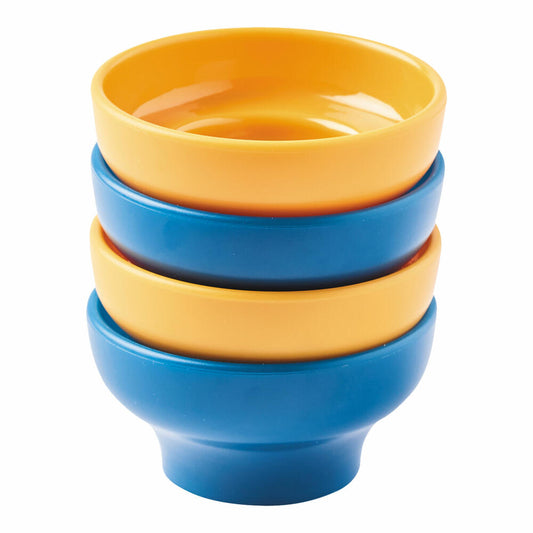 Mastrad Breakfast Egg Set 6-piece, Egg Cup, Egg Topper, Salt Shaker, Plastic, Steel, Blue, F65560