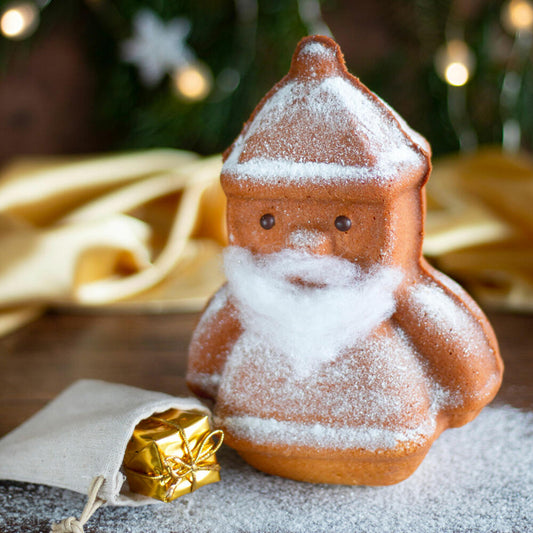 Städter We Love Baking Santa Claus, 3D-Backform, Kuchenform, Weihnachtsmann, Backzubehör, 19 x 21 x 12 cm, 661813