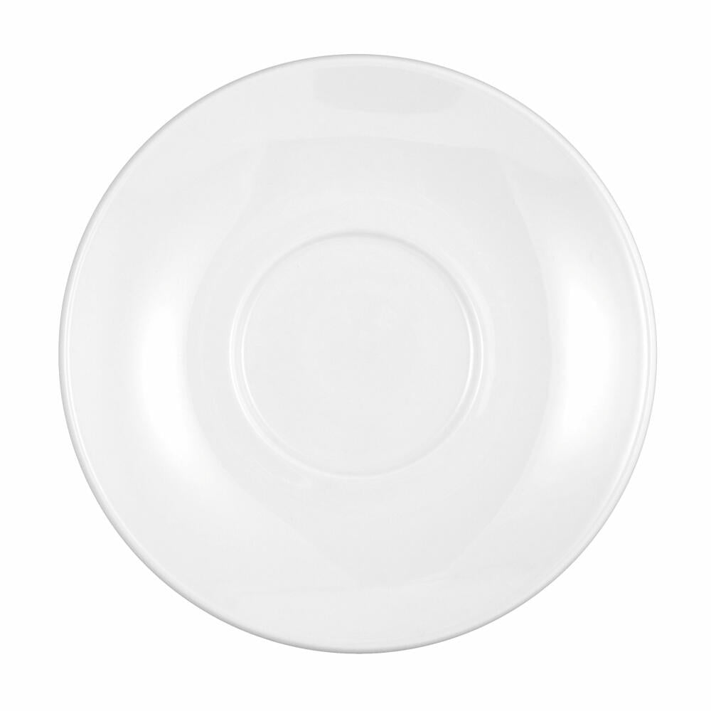 Seltmann Weiden Modern Life saucer, underplate, porcelain, white, Ø 16.2 cm, 001.657581