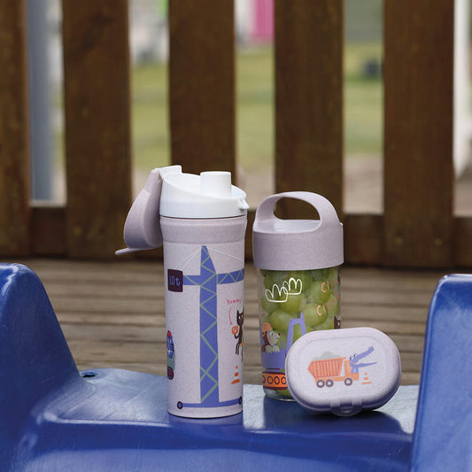 Koziol Snackbox Pascal Mini Trucks, Kunststoff, Organic Grey, 8359747