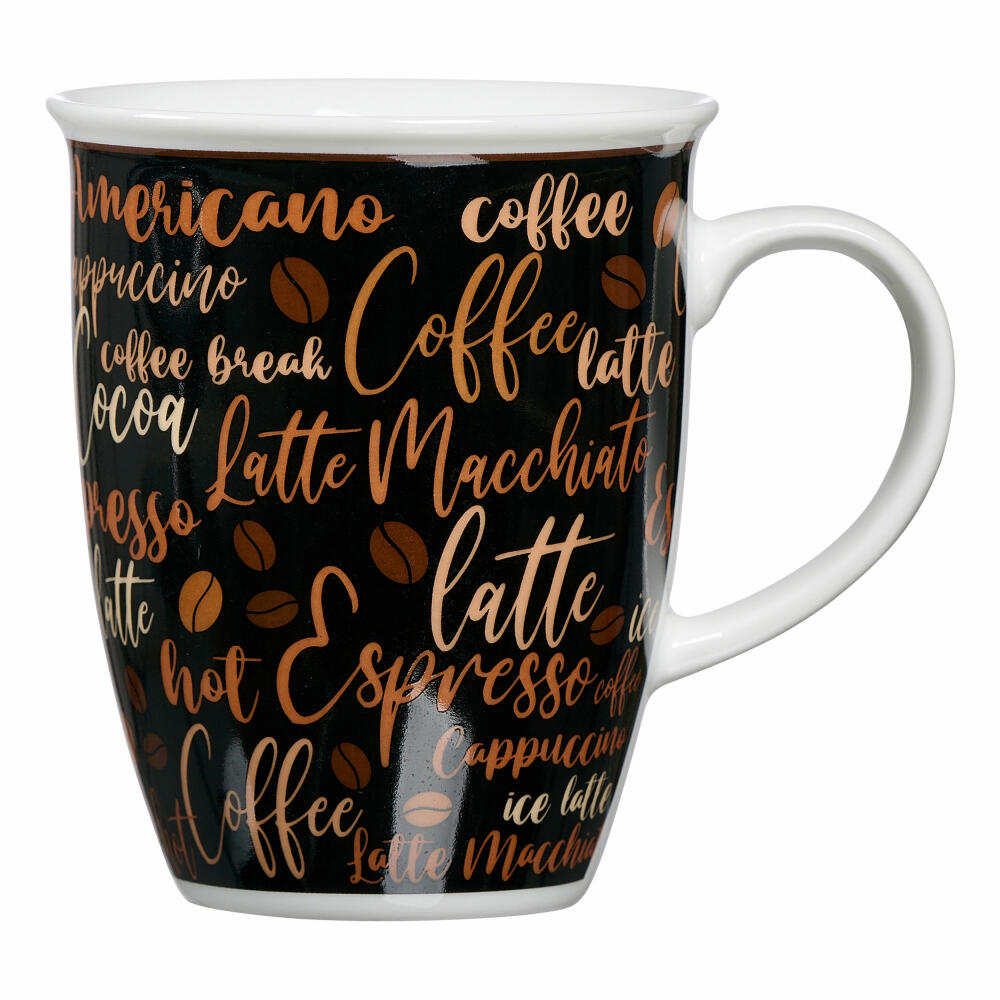 Ritzenhoff & Breker Becher Aromatico, Coffee Mug, Tea Cup, Coffee Cup, Porcelain, Brown, 320 ml, 422375