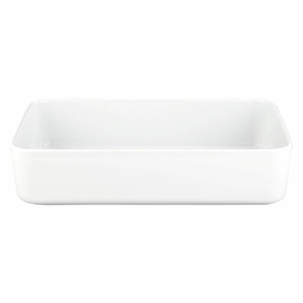 Seltmann Weiden No Limits Bowl Rectangular, Serving Bowl, Bowl, Porcelain, White, 35.7 x 23.3 cm, 001.711703