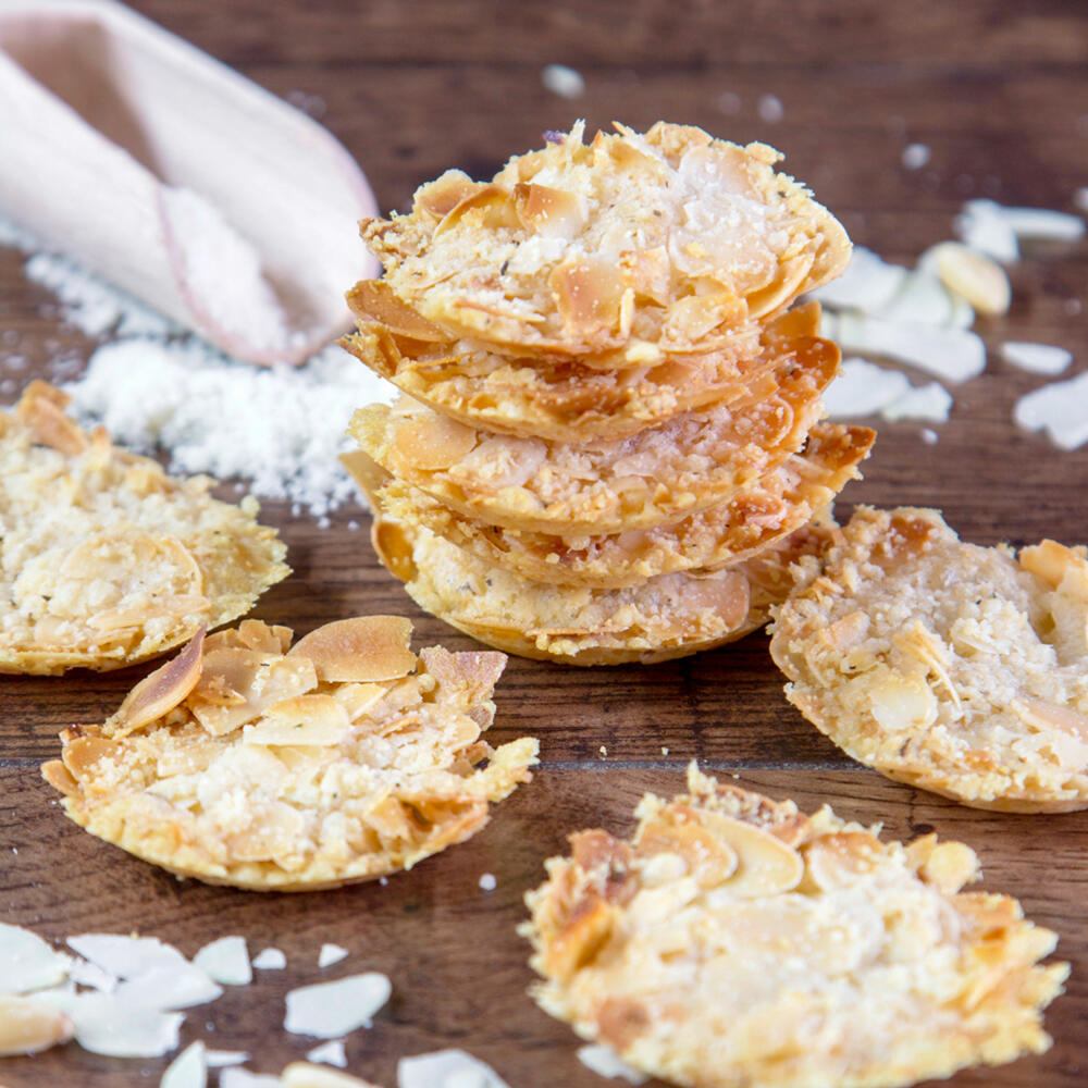 Städter We Love Baking Florentiner, Backform, Backblech, Kuchenform, Amerikaner Form, Metall, Silber, 38 x 26 cm, 661028