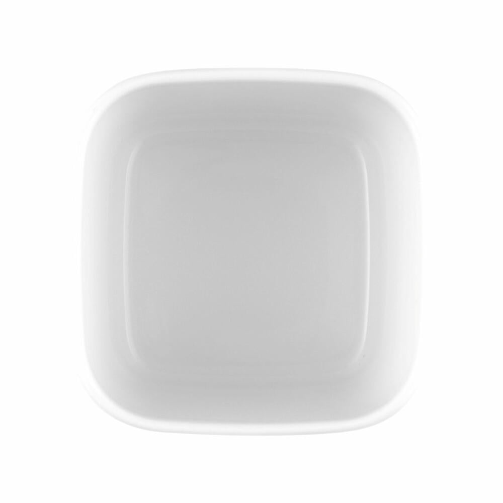 Seltmann Weiden No Limits Bowl Square, Dessert Bowl, Bowl, Porcelain, White, 11 x 11 cm, 001.711592