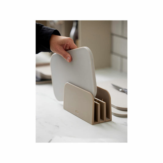 Rosti Schneidebretthalter Choptima, Ablage, PP-Kunststoff, Humus, 17 x 7 x 9 cm, 27961