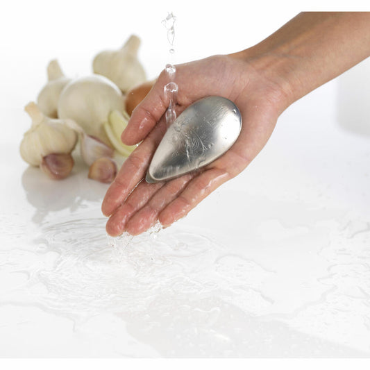 Mastrad Stainless Steel Soap Deodorants, Anti-Odor Soap, Steel Soap, Inox Steel, Silver, F87528