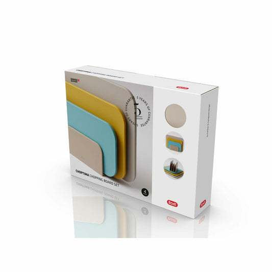 Rosti Choptima 4-piece cutting board set, cutting mat, PE plastic, Beach, 27826