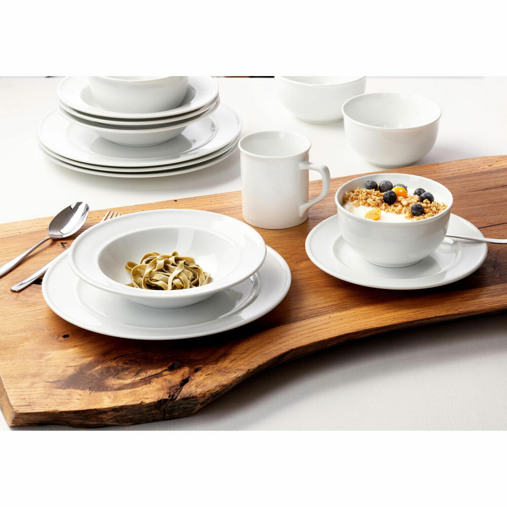 Ritzenhoff & Breker dinner plate Simple, dinner plate, dining plate, porcelain, white, Ø 28 cm, 420821