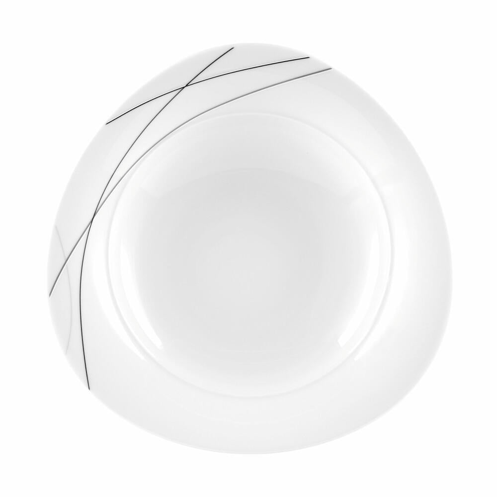 Seltmann Weiden Trio soup plate, plate, porcelain, Highline, Ø 23.6 cm, 001.692274