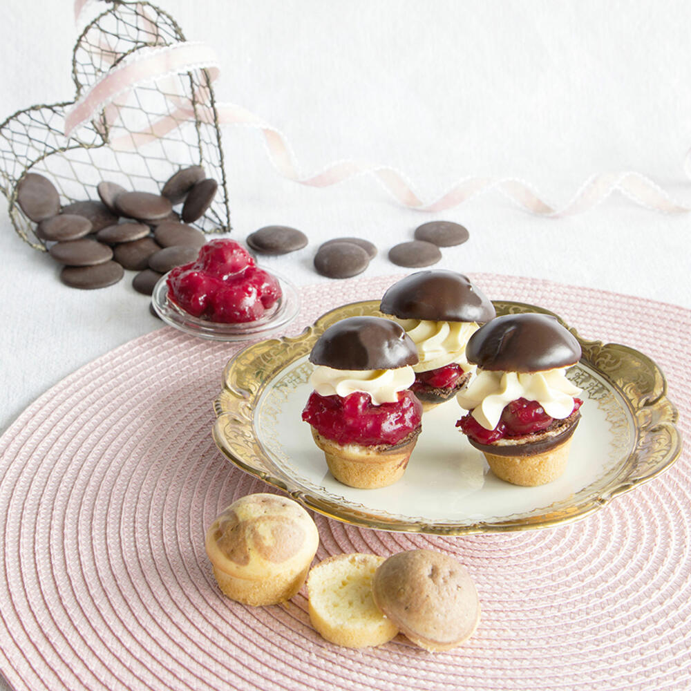 Städter We Love Baking Muffin Mini, Mini-Muffins, Backform, Backbelch, Kuchenform, Metall, 35 x 27 cm, 661127