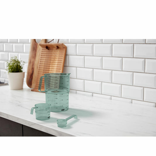Rosti Messbecher Mensura, Messkanne, Abmessbecher, SAN-Kunststoff, Nordic Green, 1 L, 25298