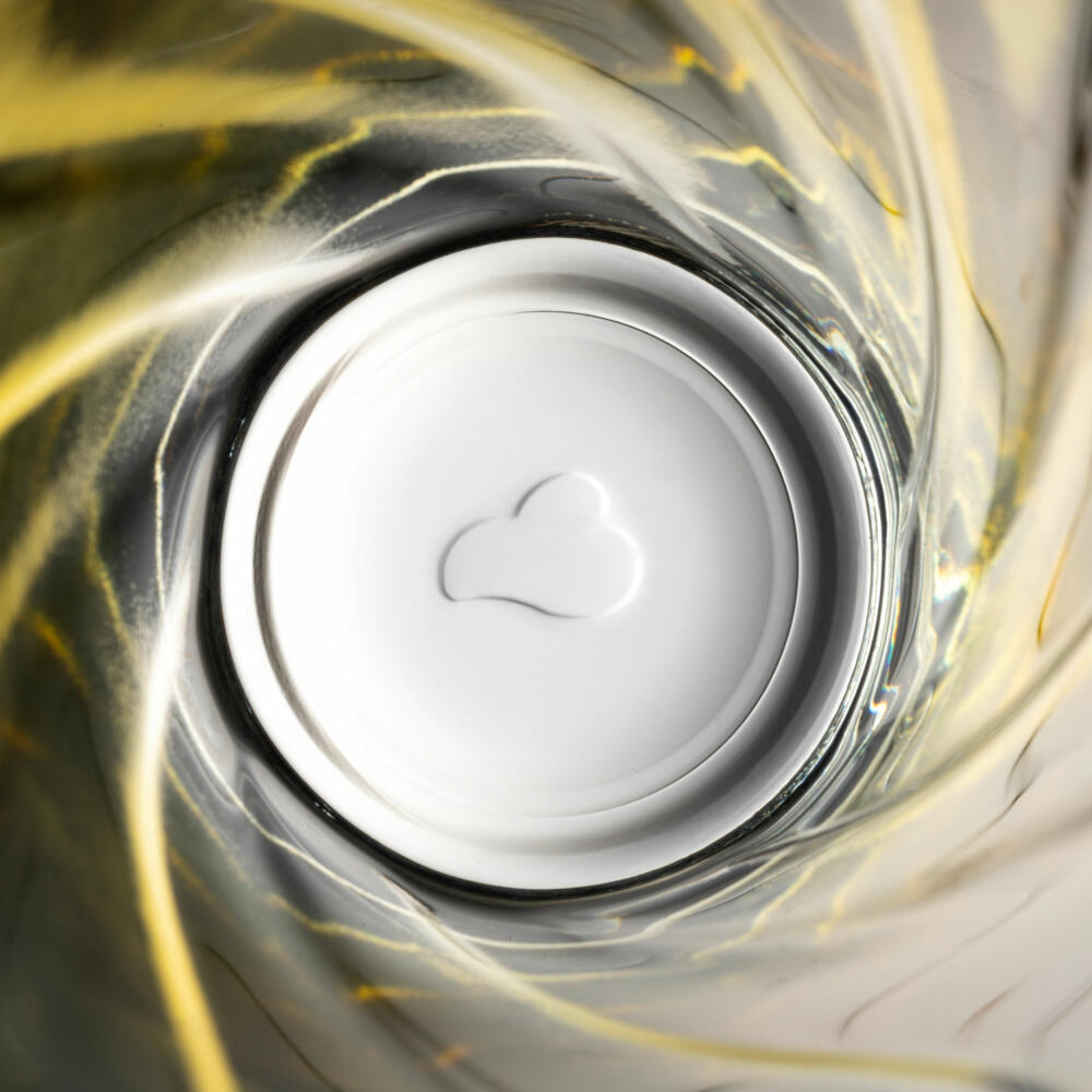 Leonardo drinking glass Twist, water glass, juice glass, soda-lime glass, yellow, 300 ml, 046970