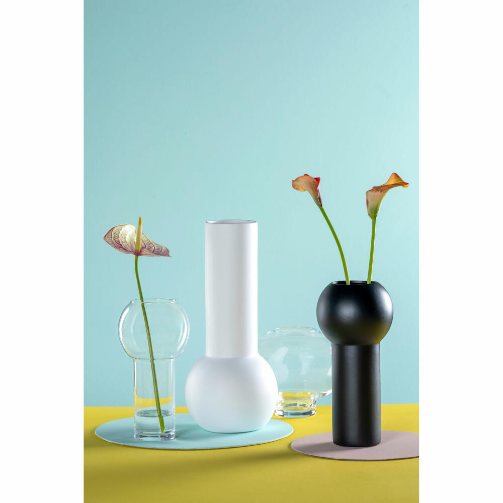 Leonardo Keramikvase Brera, Vase, Dekovase, Blumenvase, Keramik, Weiß, H 42 cm, 059013