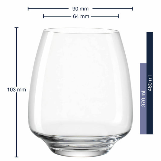 Leonardo drinking glass Cesti, water glass, juice glass, crystal glass, 460 ml, 061968