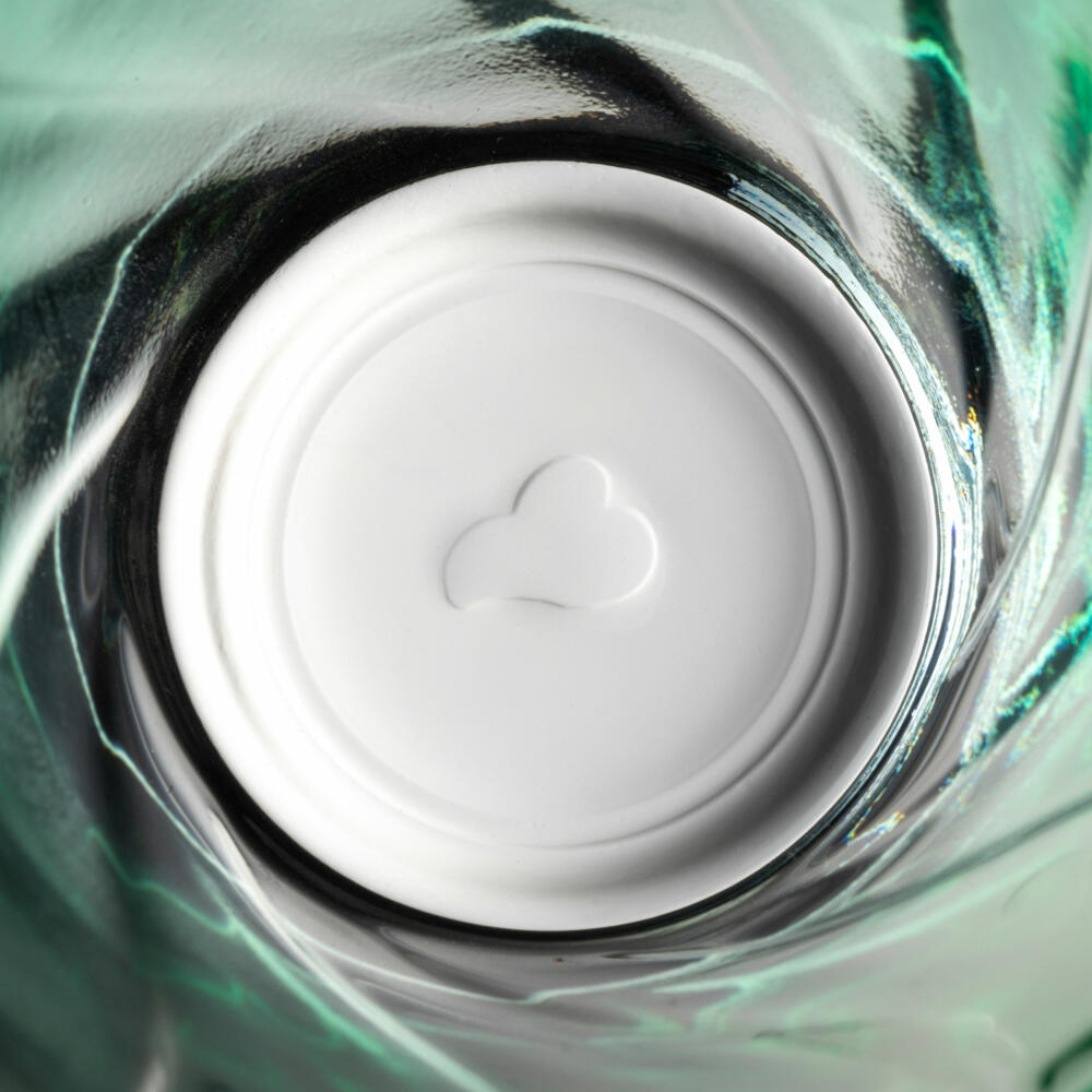 Leonardo drinking glass Twist, water glass, juice glass, soda-lime glass, green, 215 ml, 046968