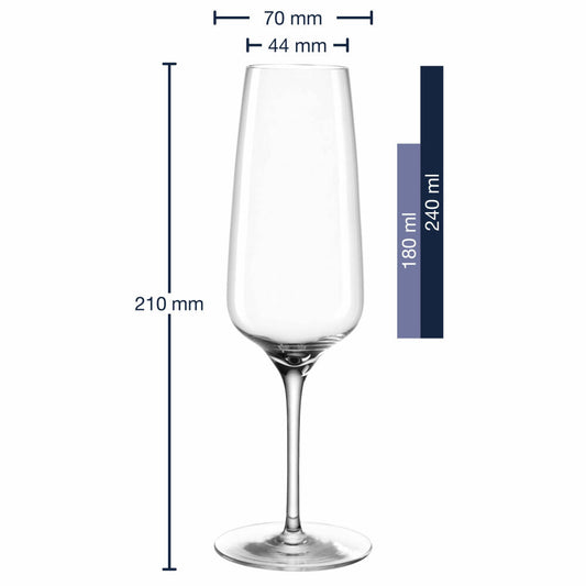Leonardo champagne glass Cesti, champagne glass, champagne glass, champagne, crystal glass, 240 ml, 061964