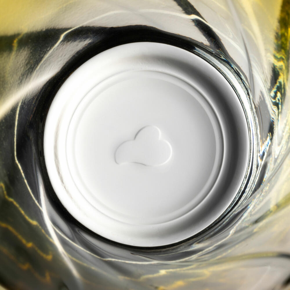 Leonardo drinking glass Twist, water glass, juice glass, soda-lime glass, yellow, 215 ml, 046966