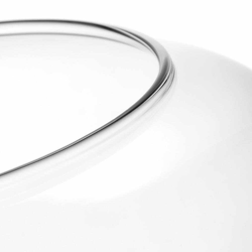 Leonardo Windlicht Milano, Kerzenständer, Kerzenhalter, Kalk-Natron-Glas, H 22 cm, 034156