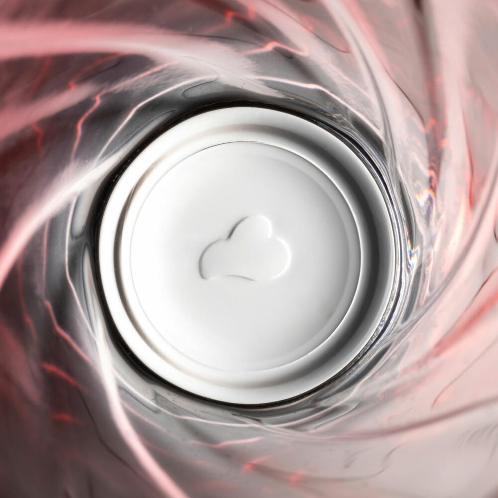 Leonardo drinking glass Twist, water glass, juice glass, soda-lime glass, red, 300 ml, 046973