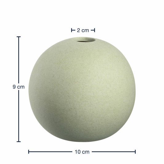 Leonardo Keramikvase Bolla, Vase, Blumenvase, Dekovase, Keramik, Hellgrün, H 9 cm, 026817
