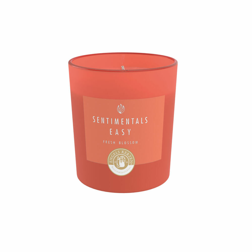 Engels Kerzen scented candle Sentimentals Easy in a glass - Fresh Blossom, rapeseed wax, coral, 8 cm, 64000005137