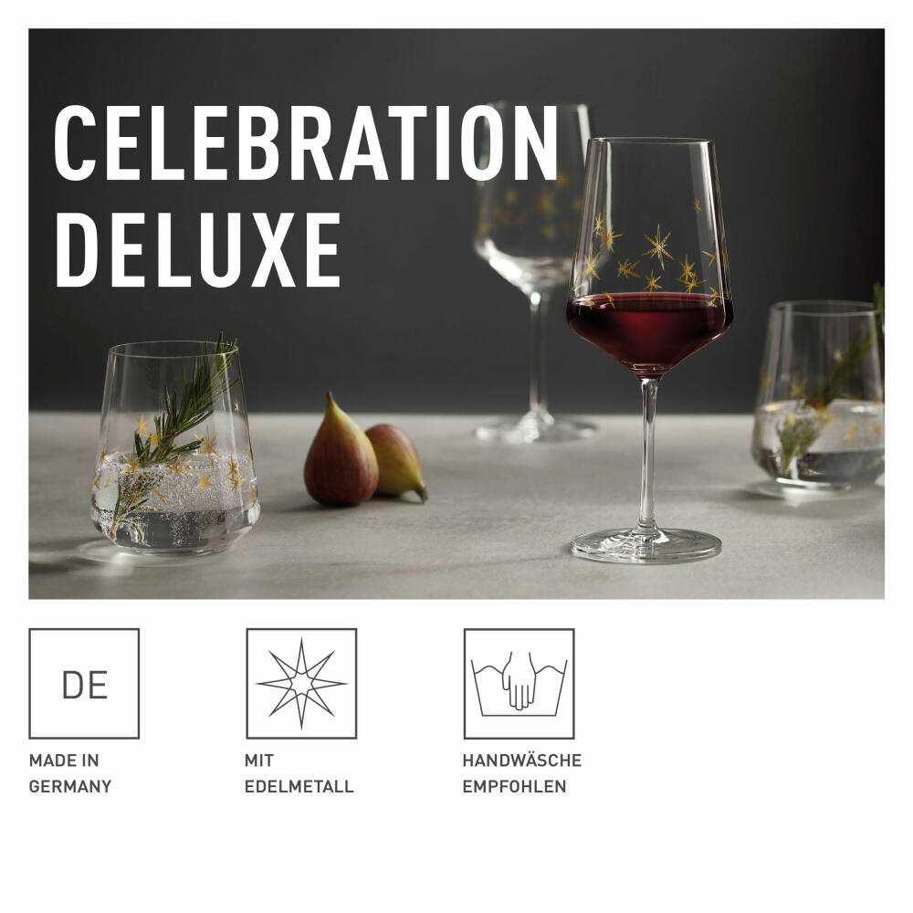 Ritzenhoff Rotweinglas Celebration Deluxe 003, 6er Set, Romi Bohnenberg, Kristallglas, 540 ml, A0454460