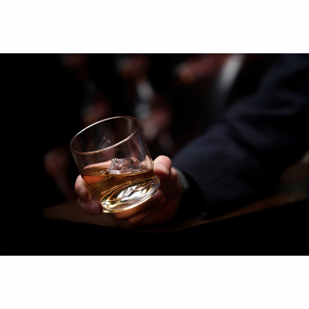 Liiton Everest Whiskey Glasses, Set of 2, Whiskey Glass, Whiskey Glass, Tumbler, Crystal Glass, 270 ml, L20500