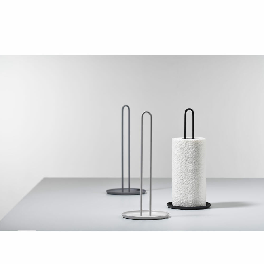 Zone Denmark Küchenrollenhalter Singles, Papierrollenhalter, Küchenpapierhalter, Metall / Eisen, Black, 330464