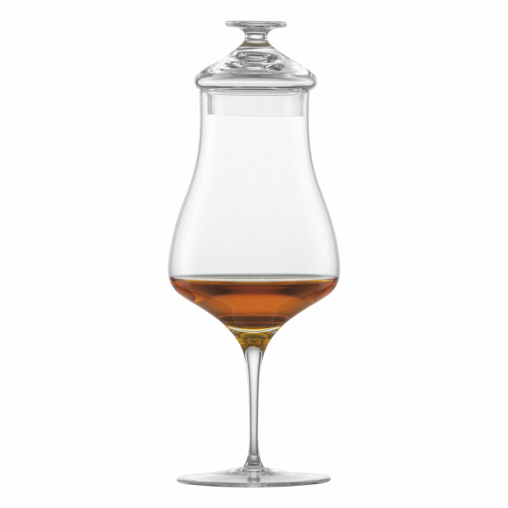 Zwiesel Glas Handmade Whisky Nosing Glas Alloro mit Deckel 2er Set, Whiskyglas, 294 ml, 122090