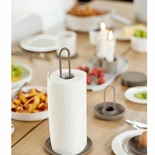 Zone Denmark Küchenrollenhalter Singles, Papierrollenhalter, Küchenpapierhalter, Metall / Eisen, Taupe, 28076
