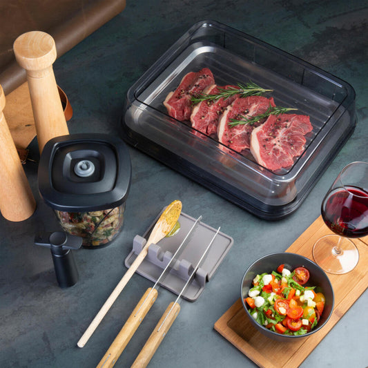 Vacu Vin Küchenutensil Ablage, Kochlöffelablage, Kochlöffel Halter, Löffelablage, Grau, 46703606