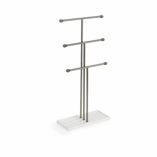 Umbra Trigem Jewelry Tree, Jewelry Stand, Steel, White / Nickel, 48 cm, 1017310-491