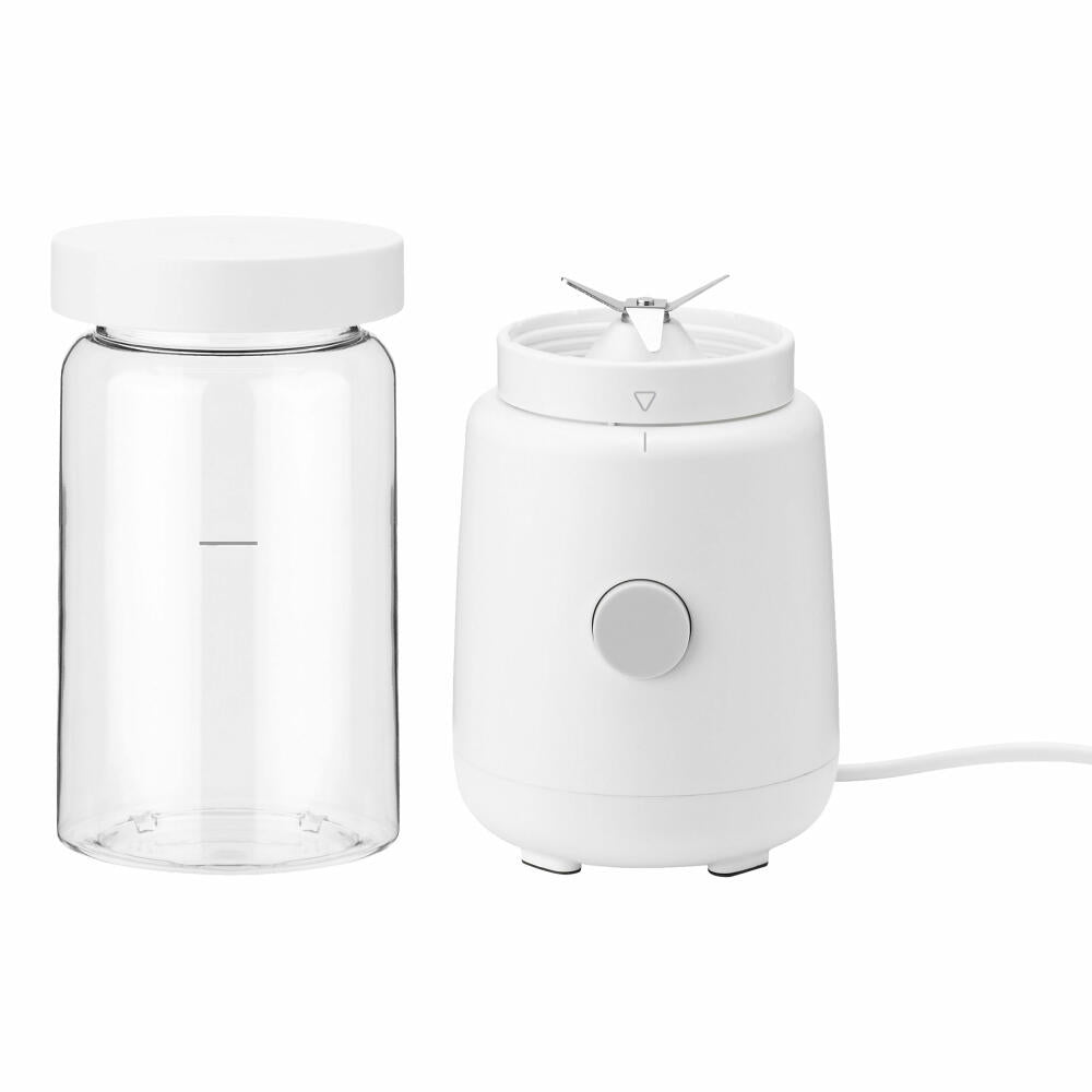 Rig-Tig FOODIE Smoothiemixer White, Smoothie Maker, Blender, Mixer, Kunststoff, Tritan, Edelstahl, Weiß, 500 ml, Z00605