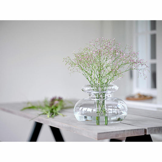 Zone Denmark Vase Inu, Tischvase, Dekovase, Mundgeblasenes Glas, Pure Clear, H 33 cm, 25942
