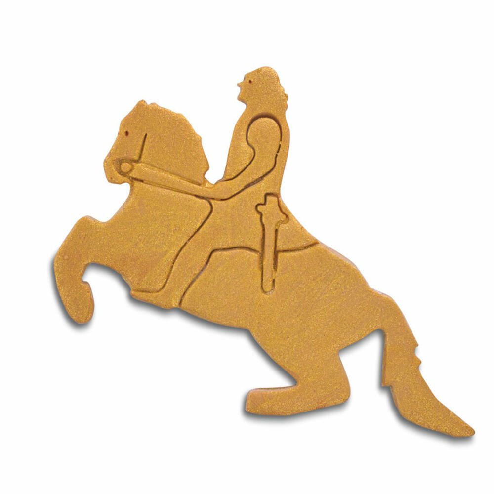 Städter embossed cookie cutter Goldener Reiter Dresden, cookie cutter, cookie mold, biscuit, cookies, stainless steel, 11.5 cm200999