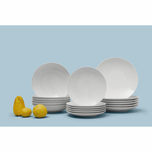 Thomas Loft by Rosenthal Set 18-tlg., Geschirr-Set, Teller, Porzellan, Weiß, 11900-800001-28421