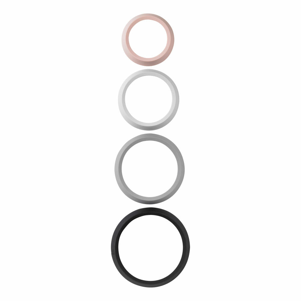 Rig-Tig Untersetzer Place-It 4er-Set, Topfuntersetzer, Coaster, Silikon, Bunt, Z00031-1