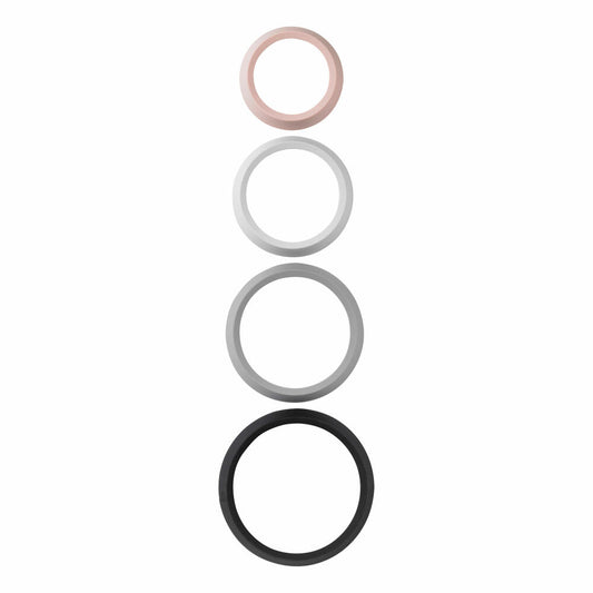 Rig-Tig Untersetzer Place-It 4er-Set, Topfuntersetzer, Coaster, Silikon, Bunt, Z00031-1