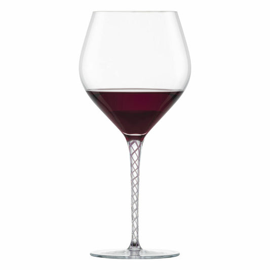 Zwiesel Glas Handmade Burgunder Rotweinglas Spirit Rosé 2er Set, Wein Glas, 646 ml, 121639