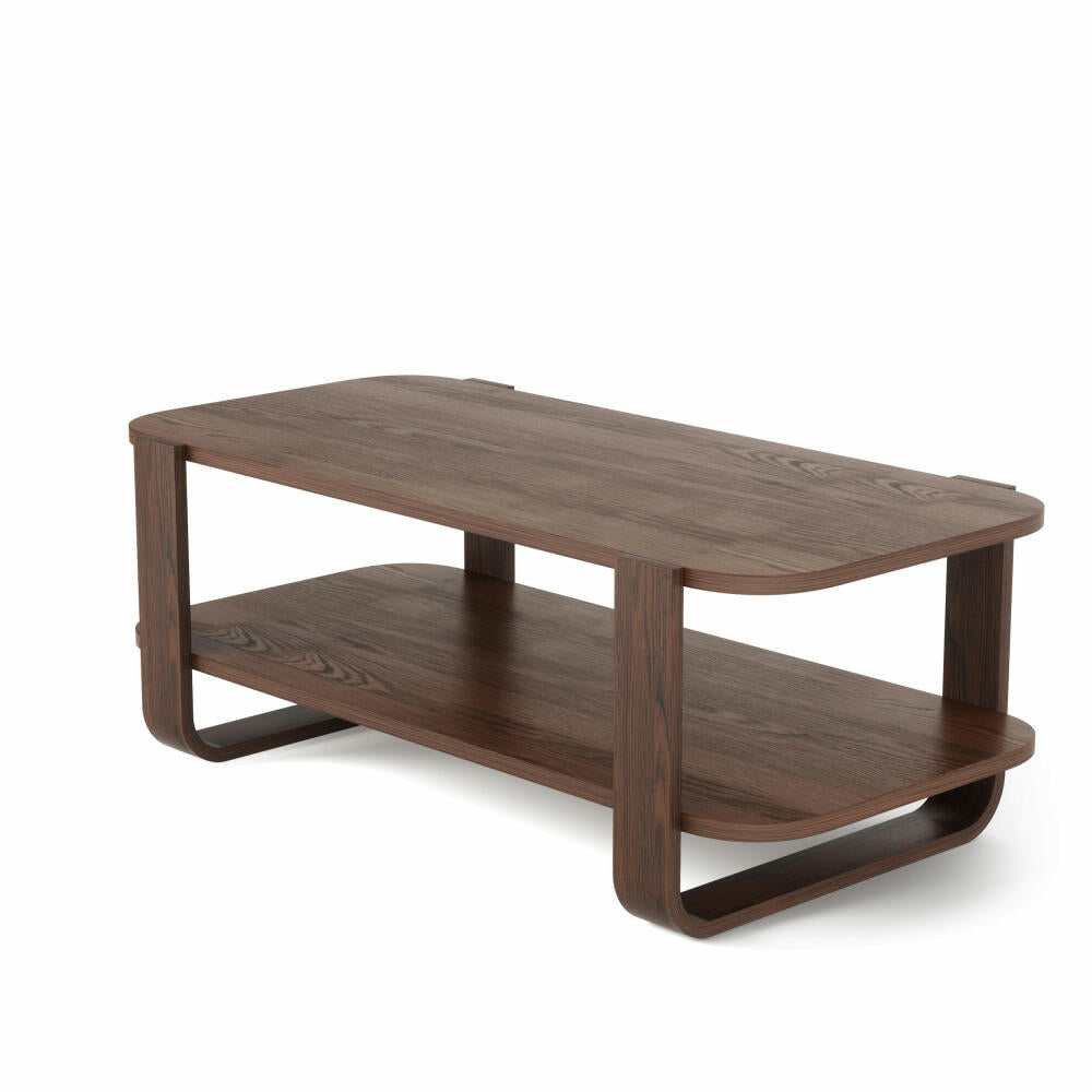 Umbra Couchtisch Bellwood, mit 2 Ebenen, Wohnzimmertisch, Eschenholz, – Ambiente3000