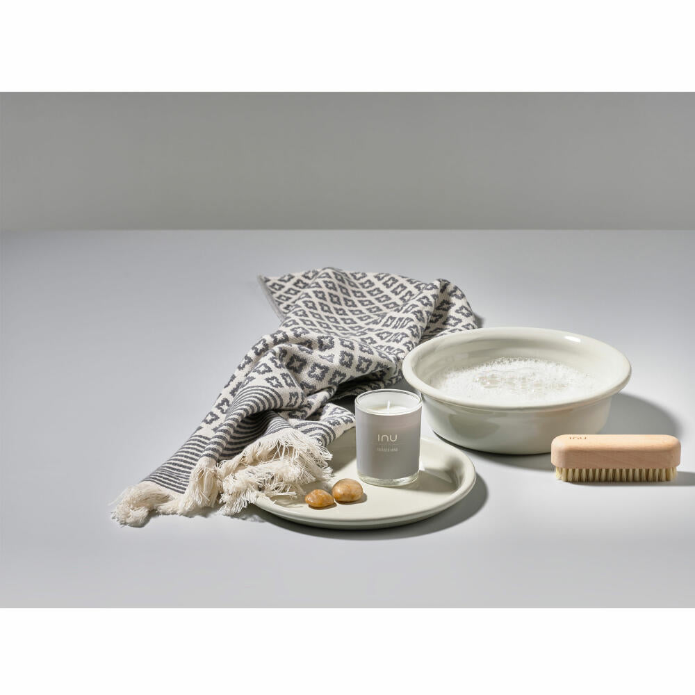 Zone Denmark Hand-Spa Inu, Emaillierte Wanne, Schale, Emailliertes Metall, Vaporous Green, 1 L, 14165