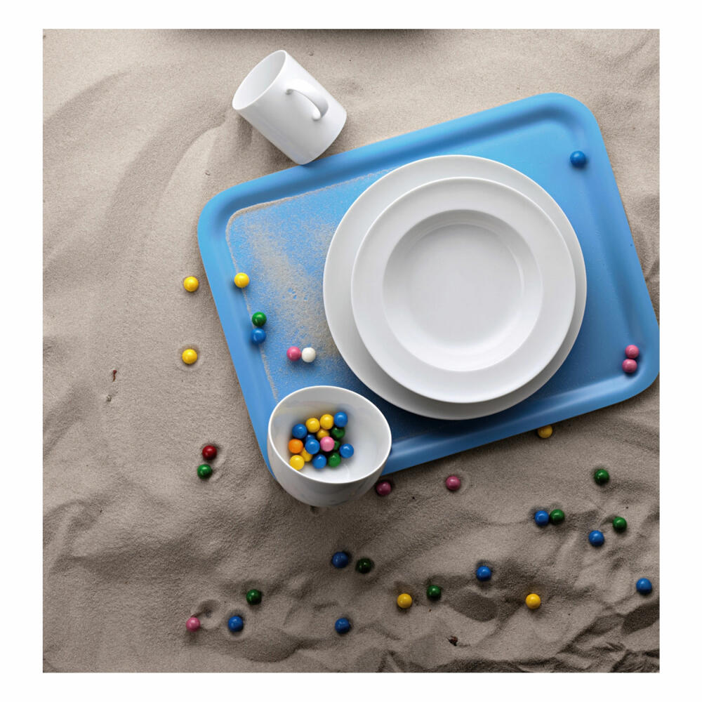 Thomas Sunny Day Untertasse für Cappuccinotasse / Jumbotasse, Porzellan, Weiß, Spülmaschinenfest, 16.5 cm, 14671