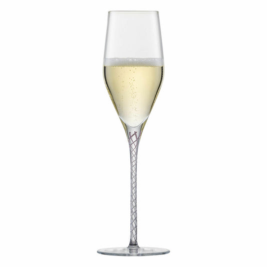 Zwiesel Glas Handmade Sektglas Spirit Rosé mit Moussierpunkt 2er Set, 254 ml, 121621