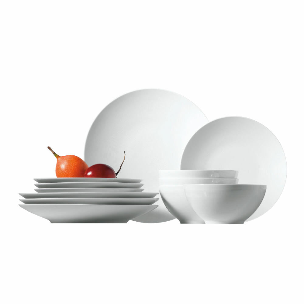 Thomas Loft by Rosenthal Set 18-tlg., Geschirr-Set, Teller, Porzellan, Weiß, 11900-800001-28421
