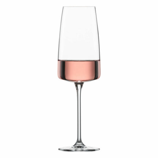 Zwiesel Glas Sekt- und Schaumweinglas Vivid Senses Leicht & Frisch 2er Set, 388 ml, 122430