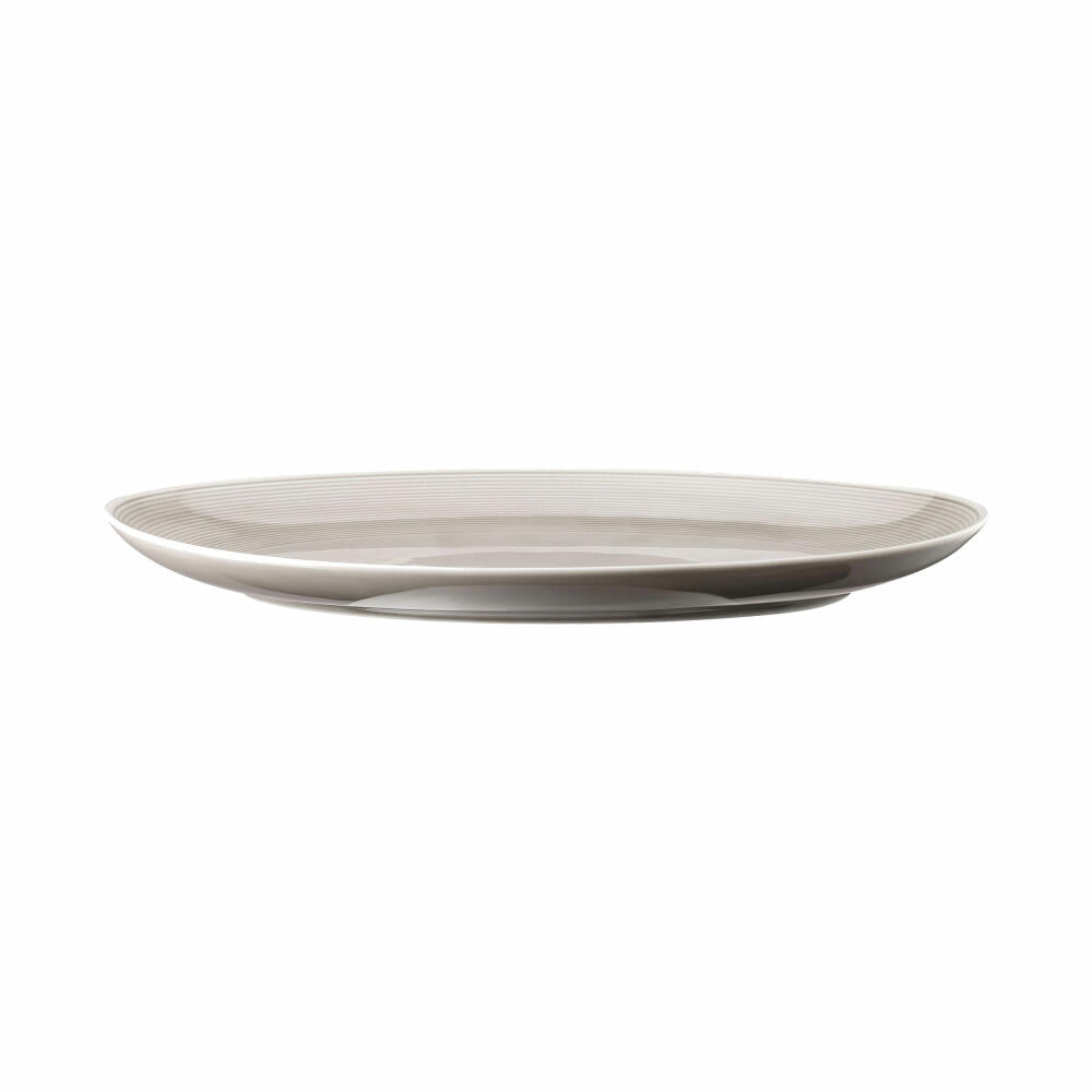 Thomas Loft by Rosenthal plate, serving plate, porcelain, Moon Gray, 34 cm, 11900-401917-12734