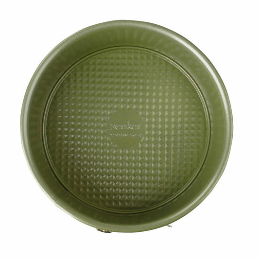 Zenker Springform Green Vision with flat base, baking pan, cake pan, sheet steel, Sparkling Green, 20 cm, 7450