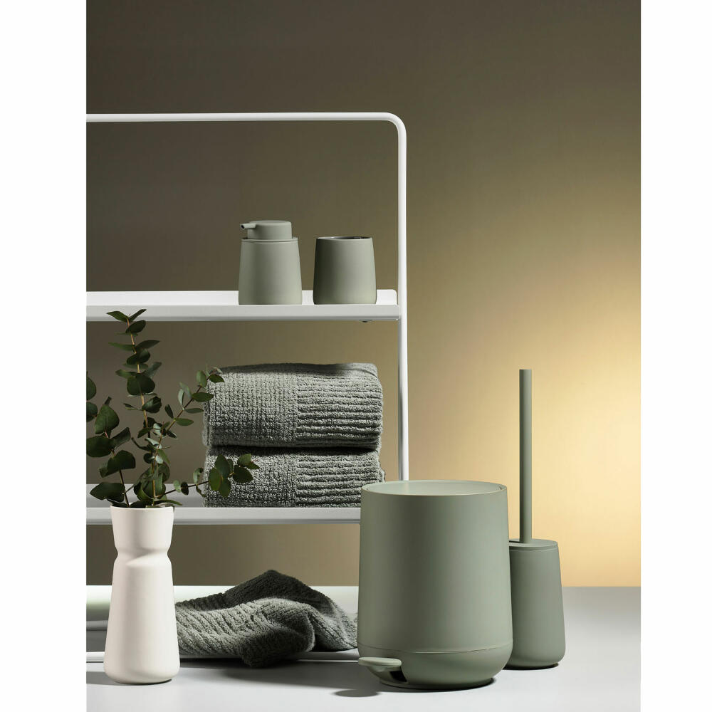 Zone Denmark Badehandtuch Classic, Duschtuch, Badetuch, Strandtuch, Handtuch, Baumwolle, Matcha Green, 140 x 70 cm, 15361