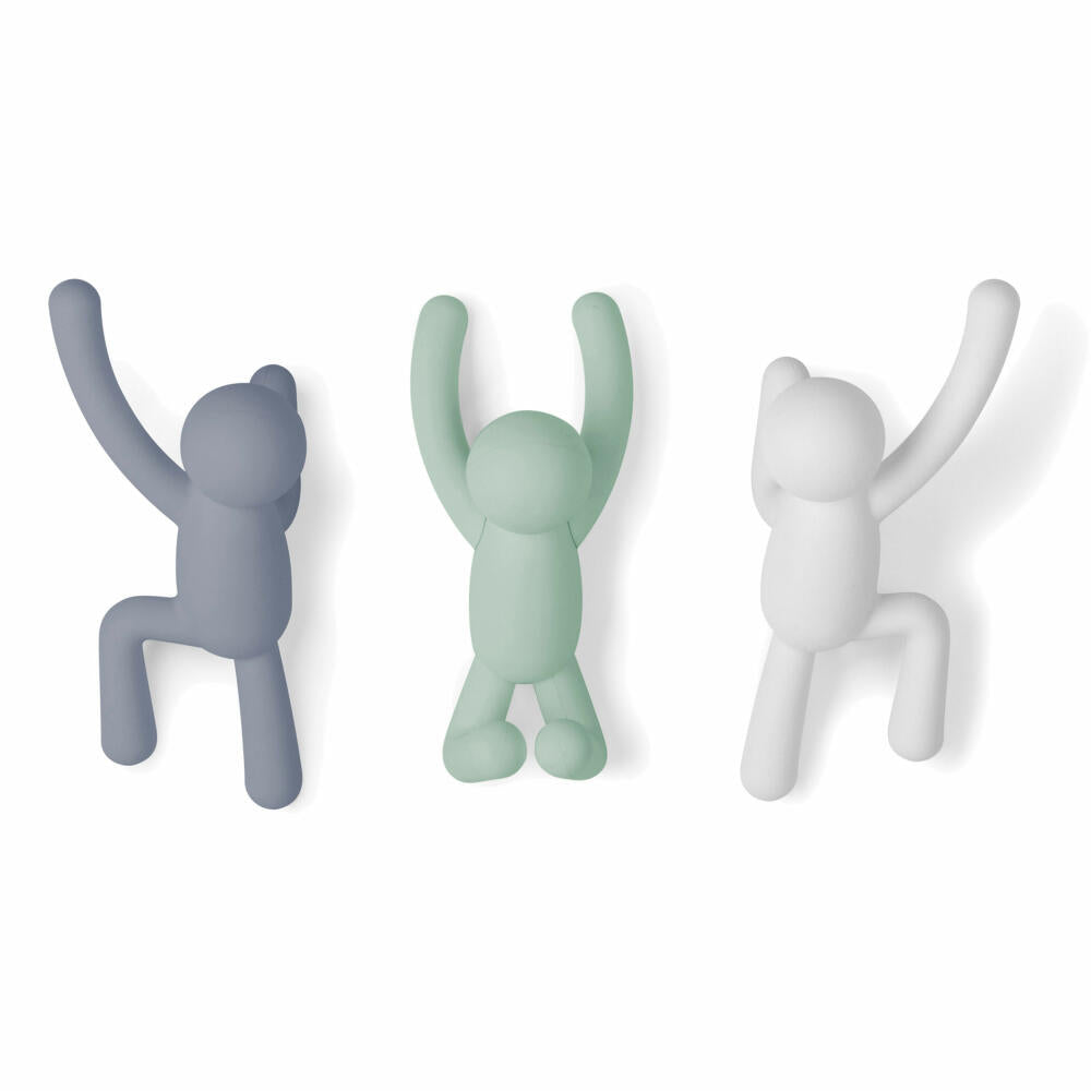 Umbra Buddy Kleiderhaken, 3er Set, Kleider Haken, Garderobehaken, Wand – Ambiente3000